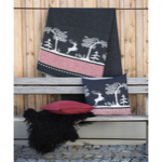 Sylt Plaid en coton 140x200 Forêt style Alpin - Anthracite