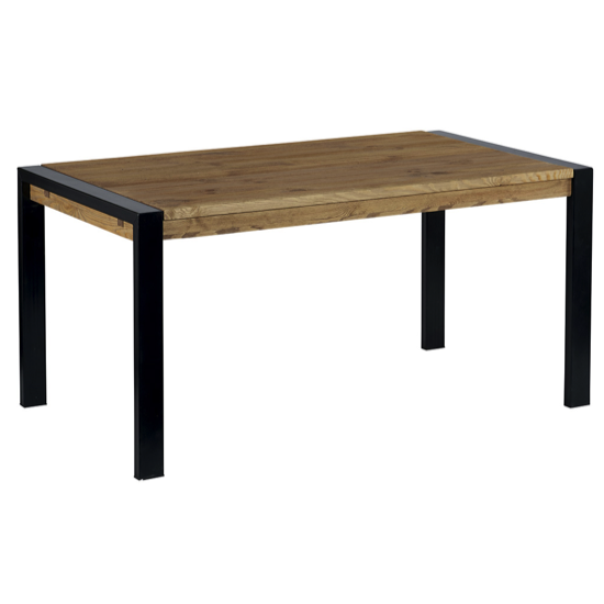 Table Lugano en pin massif brossé lasuré - LUNTA 160 - Casita