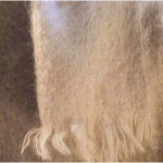 Couverture MOHAIR 220x240 - Lin 100 % Mohair - Brun de Vian-Tiran