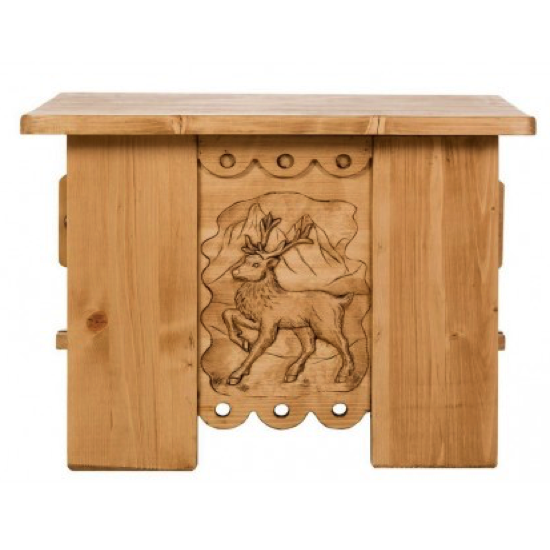 Table basse bar GM sculpture cerf 