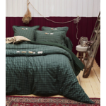 Taie d'oreiller brodée Shetland - Sylvie Thiriez