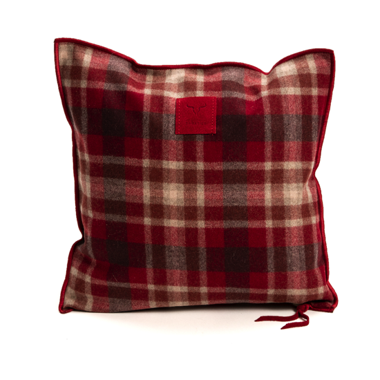 Coussin carreaux 45x45 - Scarlett