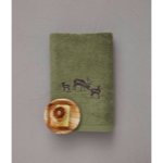 ponge brode Highlands Vert Vtiver - Sylvie Thiriez