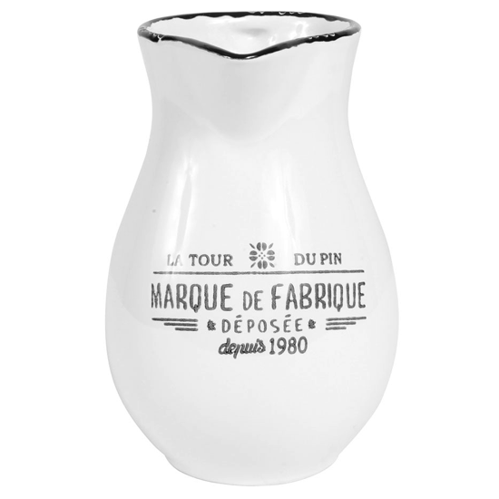 Pichet fabrique gris 1.3 l - Comptoir de Famille