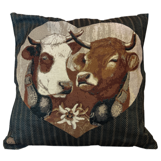 Housse de coussin 50x50 - Vaches Ala V1