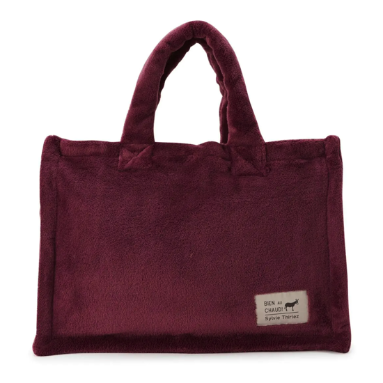 Tote bag polaire Violet Pune - Sylvie Thiriez