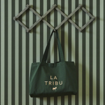 Tote bag Tribu Vert Sombre - Sylvie Thiriez