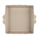 Plat à four Feston carré Gris 29x25 - Côté Table