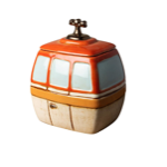 Boite Téléphérique en grès Orange - Chehoma