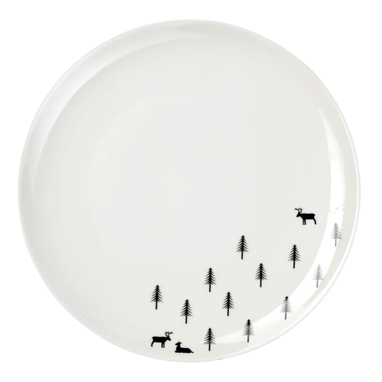 Assiette plate Snow tracks Ø26,5 - Asa Selection