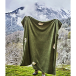 Plaid polaire brodé Spitzberg - Sylvie Thiriez