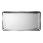 Plat rectangulaire Perloa en verre - Côté Table 