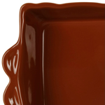 Plat à four Feston rectangulaire Caramel 36x23 - Côté Table