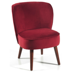 Fauteuil Aros Bordeaux - AROSBOR - Casita