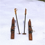 Paire de bâtons de skis 90 et batons skis dim 90 cm et 55 cm