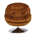 Fauteuil Memento - Gold / Pied Chrome