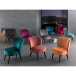 Fauteuil Aros Abricot - AROSABRI - Casita
