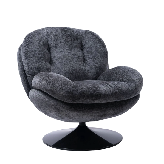 Fauteuil Memento - Gris / Pied Noir