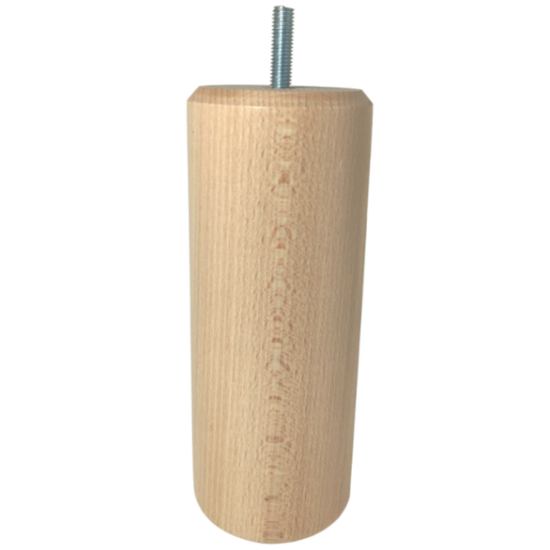 S2I Pied Cylindre en bois de Hêtre Ø70 - Brut