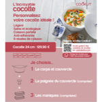 L'incroyable cocotte Perle - 24 cm - Tous feux vendue sans poignée - Cookut