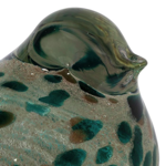 Presse-papier Moineau Serin Emeraude &amp; Doré - Côté Table