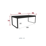 Table Bellevie 196x90 - Fermob