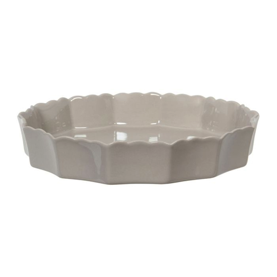 Plat à tarte Charlotte Gris Ø31cm - Côté Table