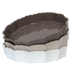 Plat à tarte Charlotte Gris Ø31cm - Côté Table