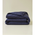 Housse de couette brodée Au coeur de la vallée Bleu - Sylvie Thiriez