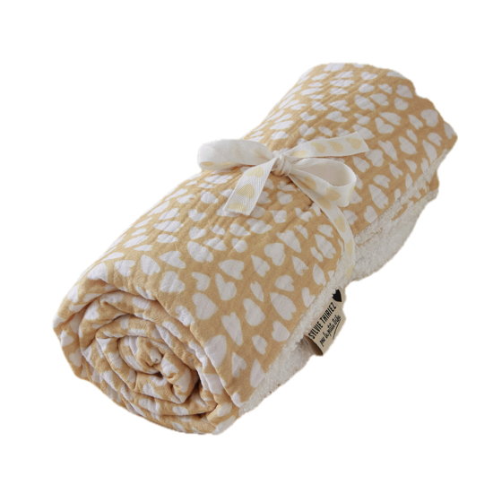 Plaid polaire 80x90 Petit Coeur - Sylvie Thiriez