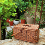 Panier Pique-nique osier 2P - Giverny