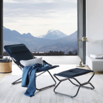 Repose-pieds/Tabouret pliant matelassé - Lafuma
