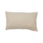 Coussin Chalet Beige &amp; Rouge 50x30 - Comptoir de Famille