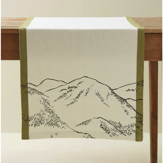 Chemin de table 50x150 Grandeur nature - Sylvie Thiriez