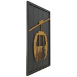 Cadre bois gris 48x72 - Télécabine