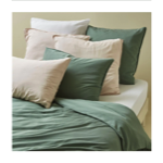 Drap housse Satin/Lyocell Beige pétale - Sylvie Thiriez