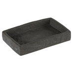 Porte savon en ciment gris effet bton