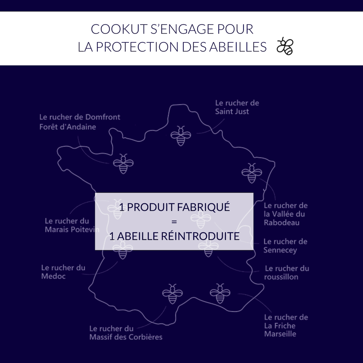 Raclette bougie Cookut Série Limitée par 2 Bleu Feuilles - Esprit