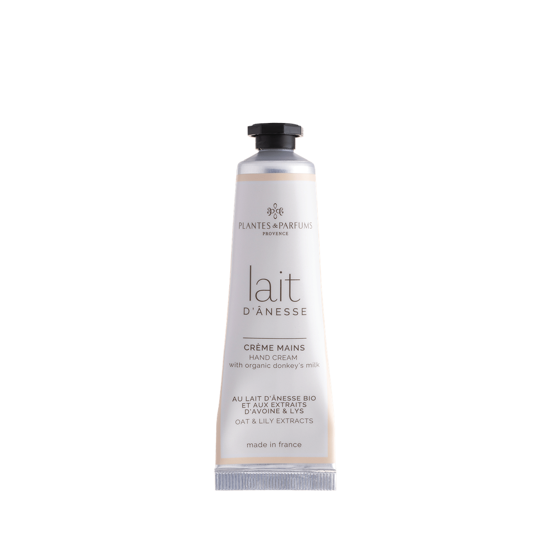 Crème mains Lait d'ânesse 30ml - Extraits avoine/lys