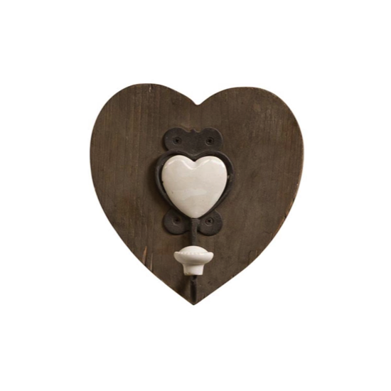 Crochet simple céramique - 1 coeur