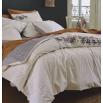 Housse de couette brodée Amsterdam - Sylvie Thiriez