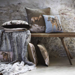 Housse de coussin 2191B 50x50 - Chamois hiver 