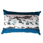 Housse de coussin Tlphrique 40x60 - Bleu 
