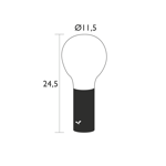 Lampe sans fil APLÔ - Fermob