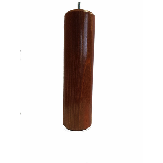 Jeu de 4 pieds cylindriques Ø50xH60 - Wenge