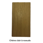 Bibliothèque ouverte simple 4 étagères Brooks - Teinte chêne clair à noeuds