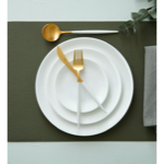 Assiette plate porcelaine blanche Ø26,5 cm - Asa Selection