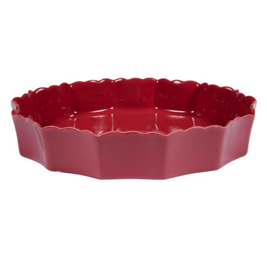 Plat à tarte Charlotte Carmin Ø31cm - Côté Table