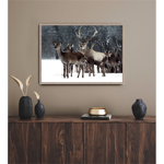 Toile naturel cerf Douglas 65x92,5 TOIR27462 