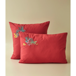 Taie d'oreiller brodée Bornéo - Sylvie Thiriez 